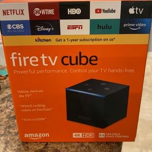 Unopened Amazon Fire TV Cube